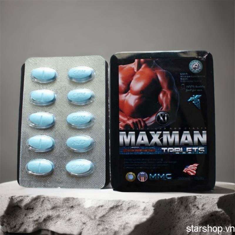 Maxman sản phẩm tăng sinh lý nam mạnh nhất