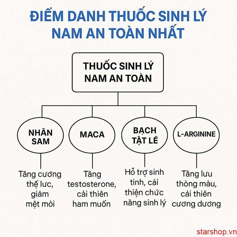 Điểm Danh Thuốc Sinh Lý Nam An Toàn Nhất 