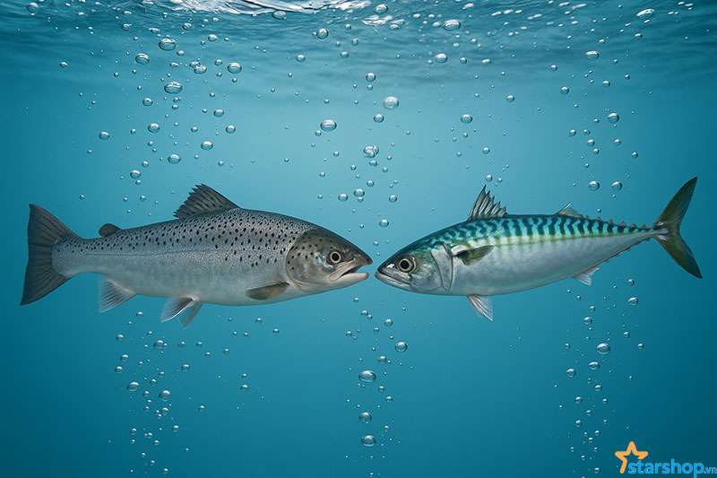 Cá hồi, cá thu giàu  Omega-3