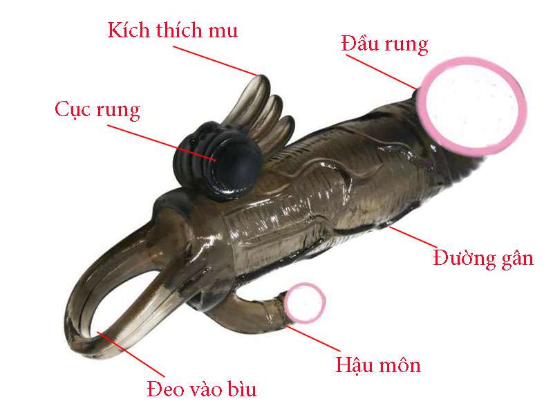 Bỏ sỉ Bao đôn dên có quay đeo rung 2 đầu Brave Man tốt nhất