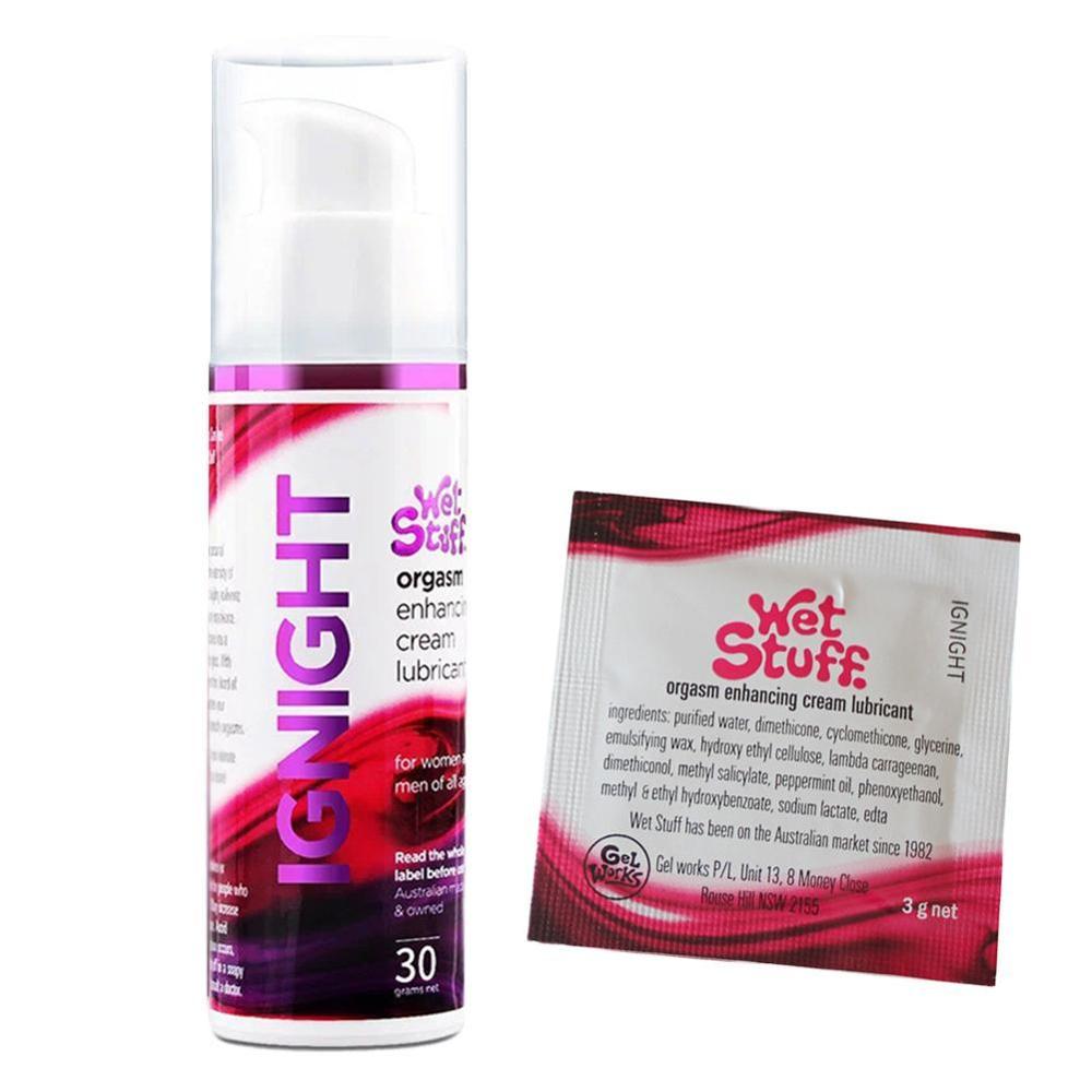 Kem bôi trơn Wet Stuff Ignight 15ml tăng hưng phấn nữ Australia