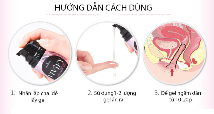 Kem se khít ViViFy Tăng cảm xúc Hấp dẫn Phụ nữ Tin dùng