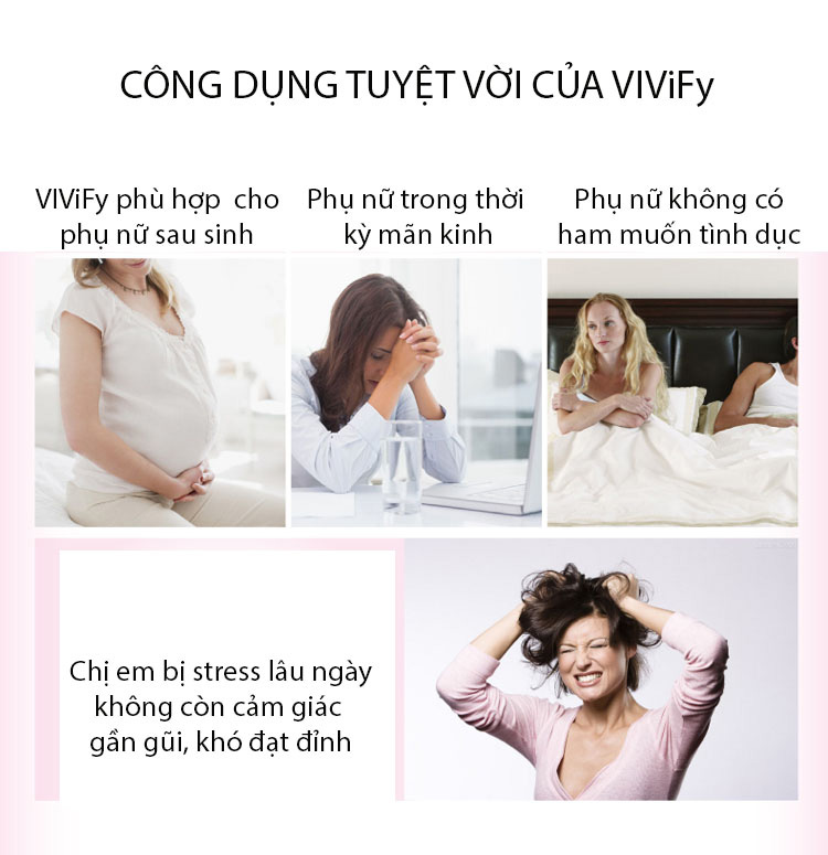 Kem se khít ViViFy Tăng cảm xúc Hấp dẫn Phụ nữ Tin dùng