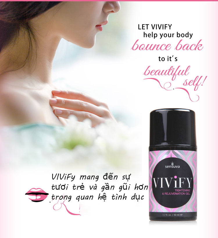Kem se khít ViViFy Tăng cảm xúc Hấp dẫn Phụ nữ Tin dùng