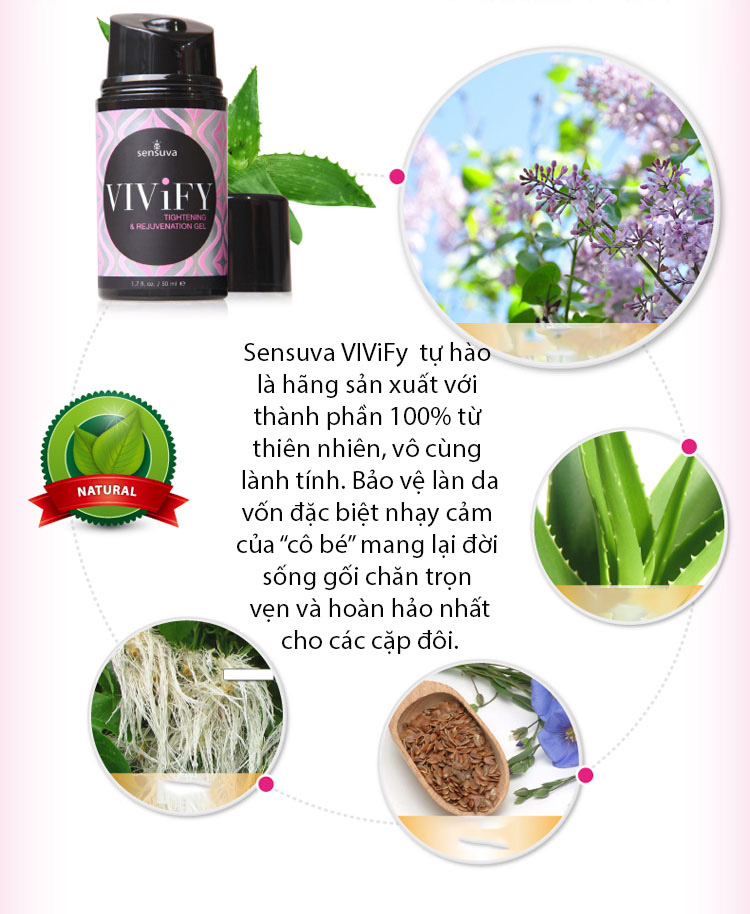 Kem se khít ViViFy Tăng cảm xúc Hấp dẫn Phụ nữ Tin dùng