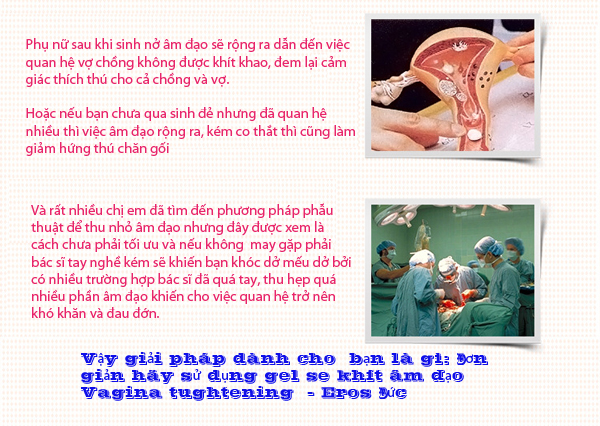 Gel se khít âm đạo EROS giúp làm săn chắc tăng khoái cảm