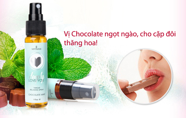 Nước xịt Sensuva tăng khoái cảm quan hệ miệng, yêu sâu sắc