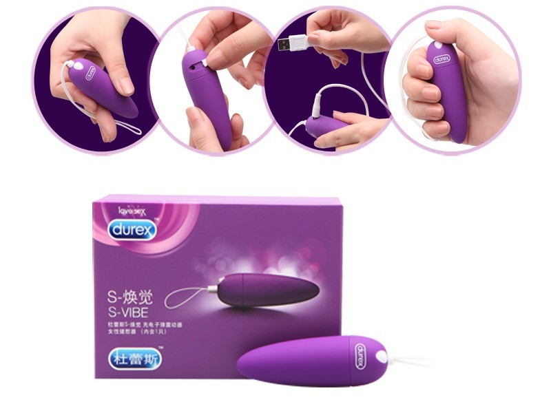 Trứng rung Durex sạc pin không dây siêu mềm 15 chế độ
