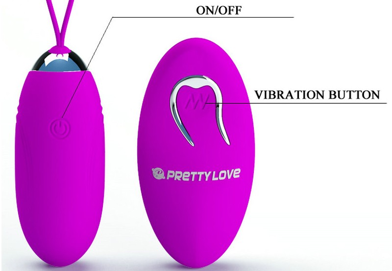 Máy rung điều khiển không dây Pretty Love trứng rung kích thích