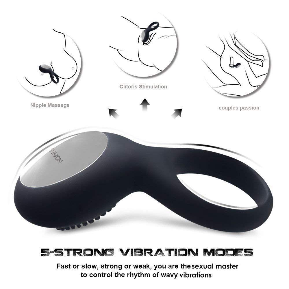 Vòng đeo dương vật Svakom Mỹ cao cấp tăng khoái cảm bền bỉ