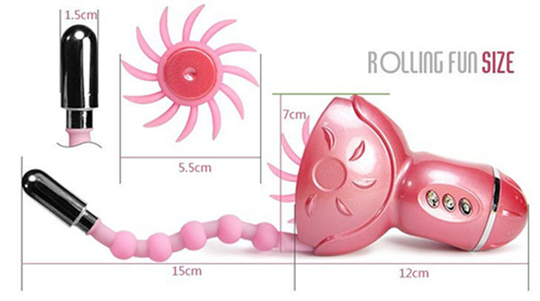 Sâu rung lưỡi liếm BaiLe cao cấp kích thích khoái cảm mạnh