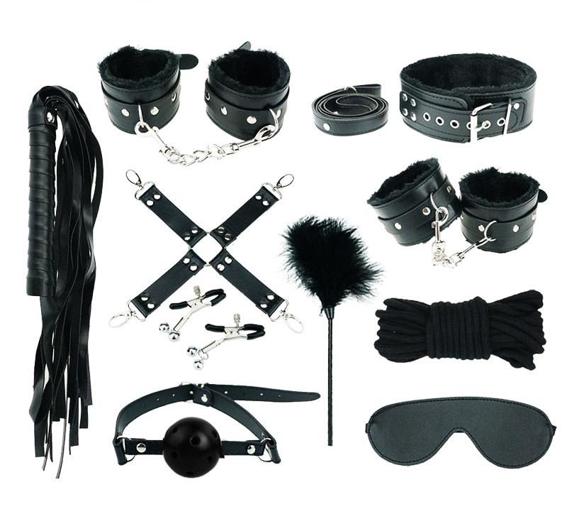 Kit đồ chơi bondage 10 món chất lượng cao kích thích mạnh mẽ Kit đồ chơi bondage 10 món chất lượng cao kích thích mạnh mẽ