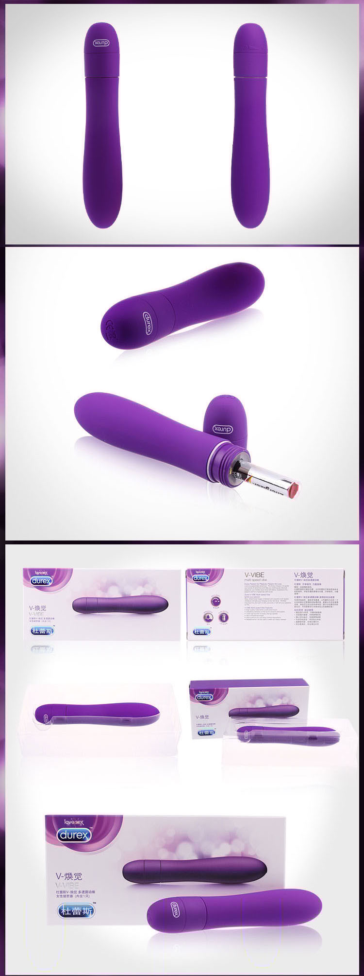 Dương vật giả DUREX kích thích nữ chơi khoái cảm tăng hưng phấn