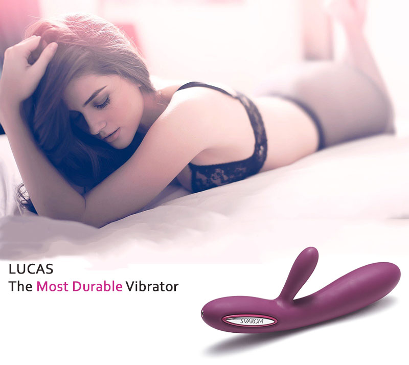 Dương vật giả Svakom LUCAS Mỹ chất liệu y khoa pin sạc siêu bền