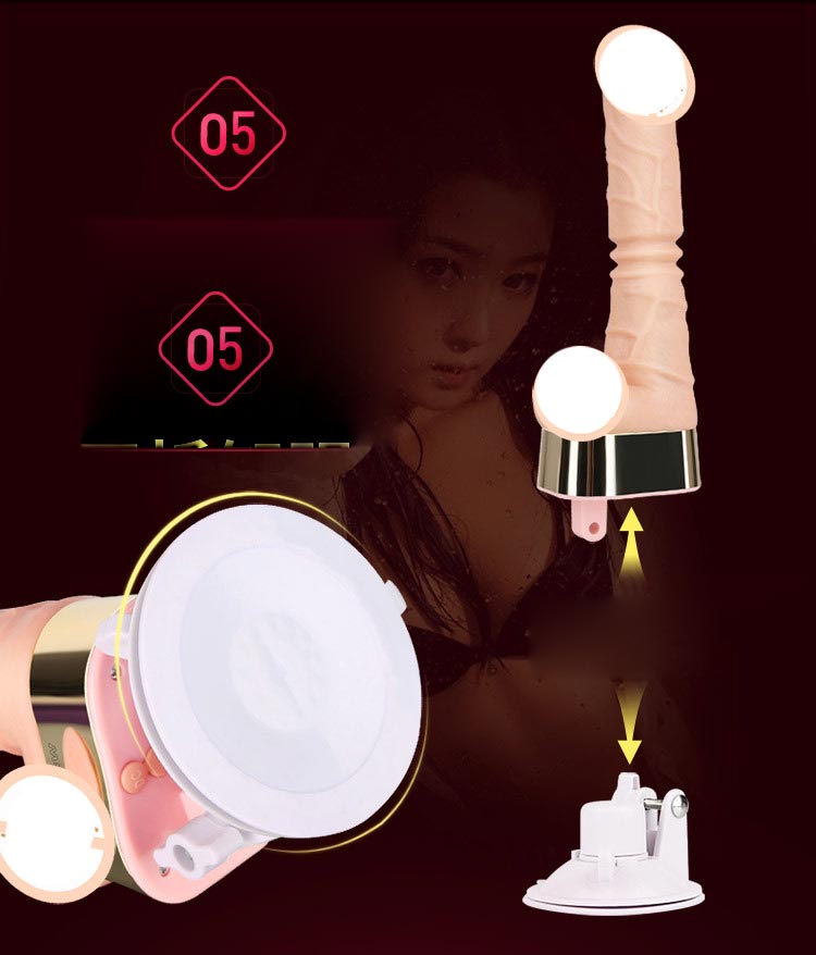 Dương vật giả rung thụt tỏa nhiệt to đẹp kích thích mạnh mẽ