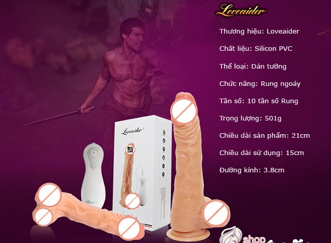 Máy thủ dâm Loveaider sạc pin siêu mạnh an toàn thoải mái