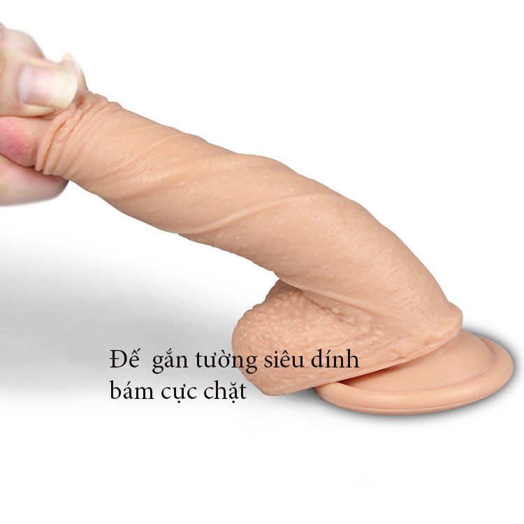 Dương vật silicon mềm mại 2 thớ cảm giác chân thực kích thích