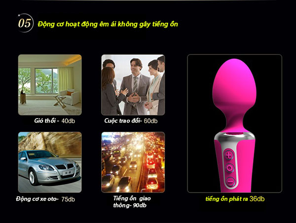 Dụng cụ rung 2 đầu kích thích điểm G tăng khoái cảm mạnh mẽ