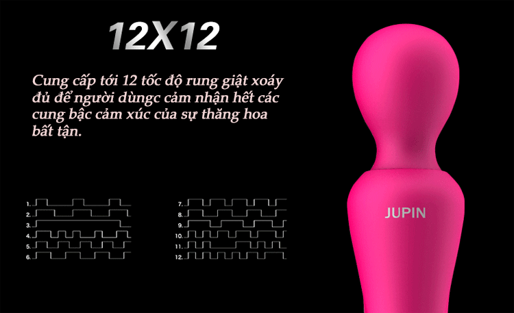 Chày rung Nano Jupin không dây siêu bền dễ dùng giá tốt
