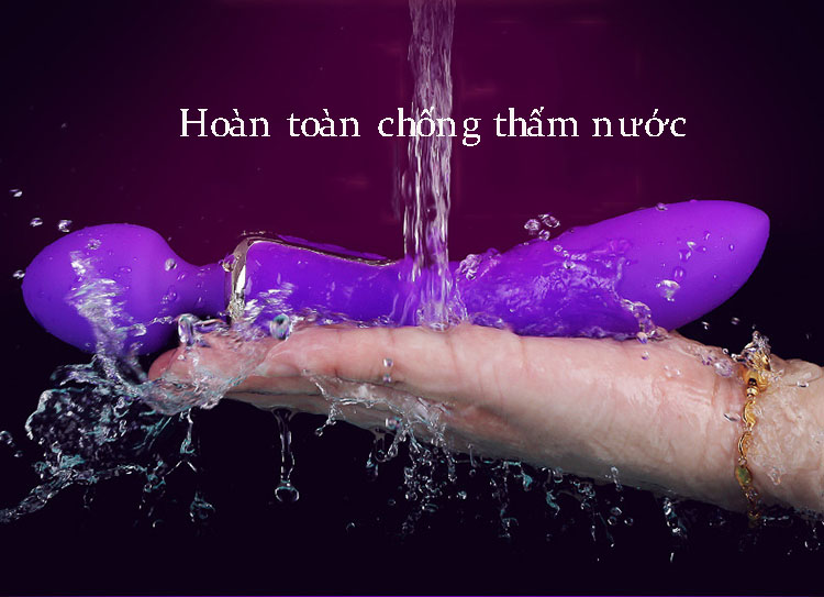 Chày rung 2 đầu massage sưởi ấm kích thích cảm giác mới lạ