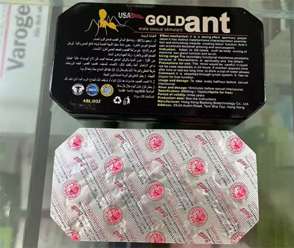 Kiến Vàng Gold Ant USA thuốc sinh lý tăng cường mạnh mẽ hiệu quả
