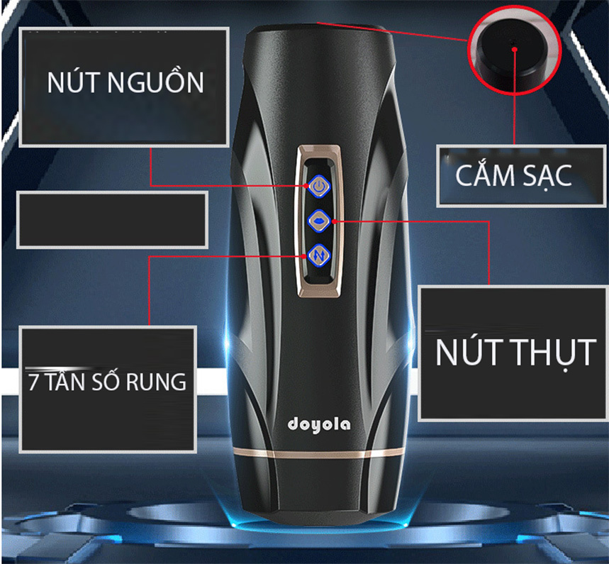 Máy rung thụt Doyola cầm tay tự động êm ái siêu bền