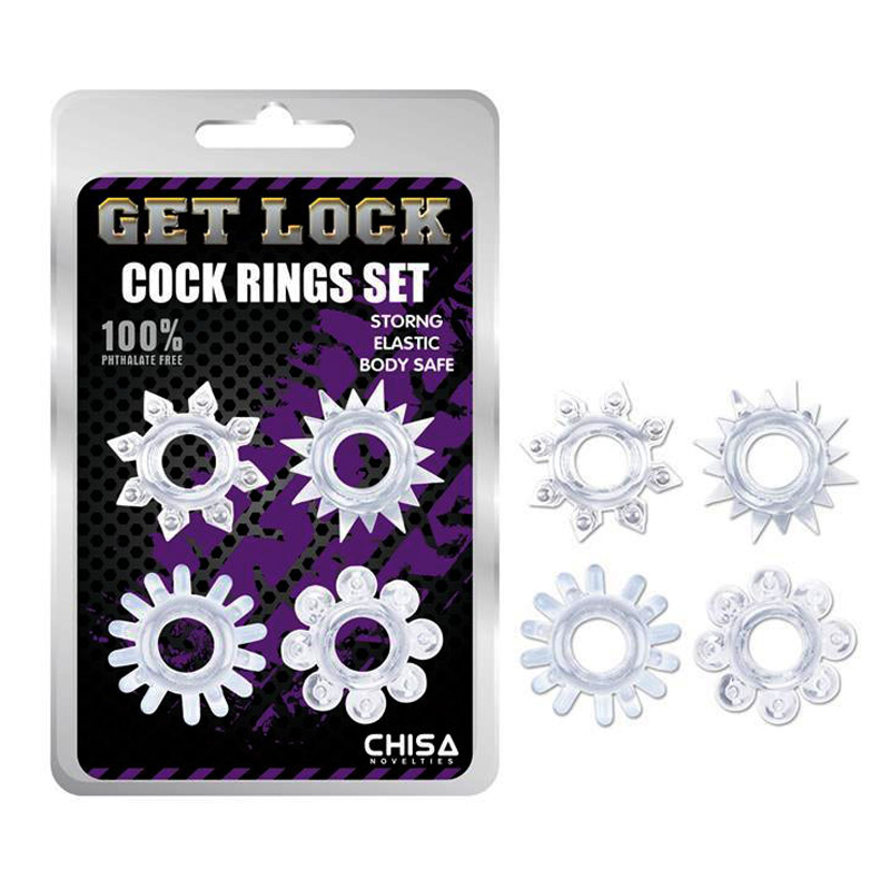 Vòng gai silicon sao biển Get Lock tặng cảm giác mới lạ kích thích
