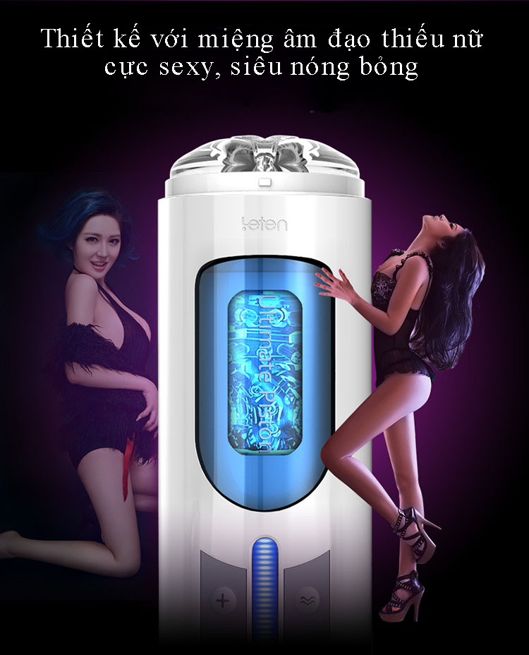 Máy bú cu tự động cao cấp Âm đạo giả siêu thật kích thích