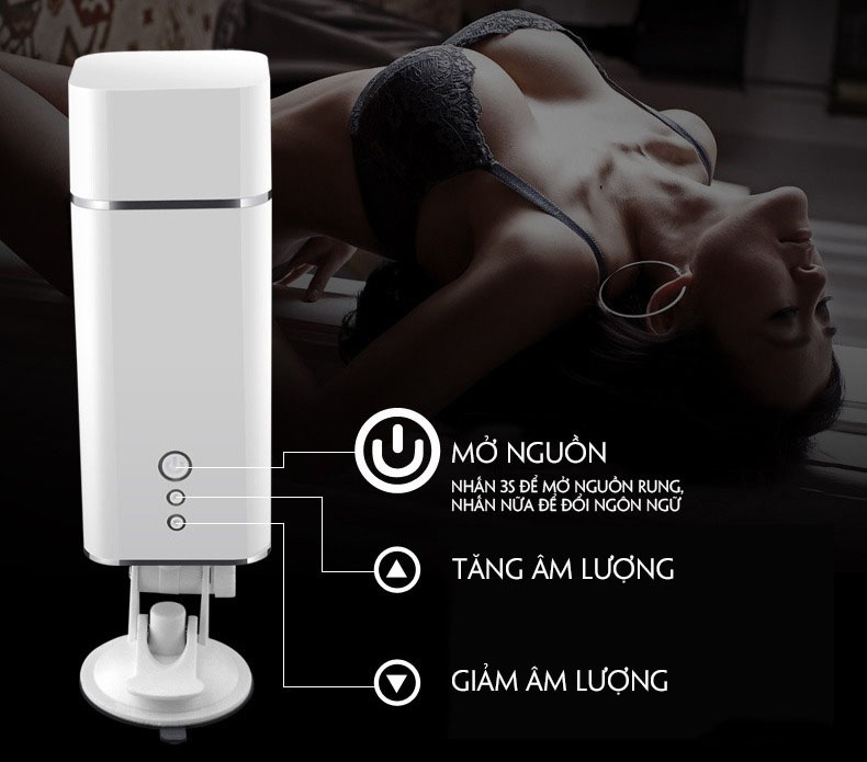 Âm đạo giả hít tường Uzay silicon cao cấp siêu thực tế kích thích
