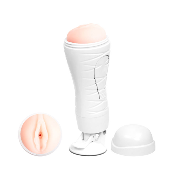 Âm đạo giả gắn tường Crazy Bull Flora 12 chế độ rung mạnh mẽ