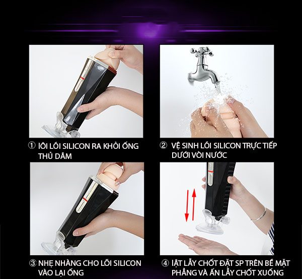 Thiết bị co bóp âm đạo Leten Diamon gắn tường siêu thực