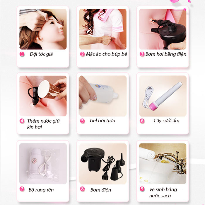 Búp bê bơm hơi chất lượng giá tốt giao nhanh tận nơi
