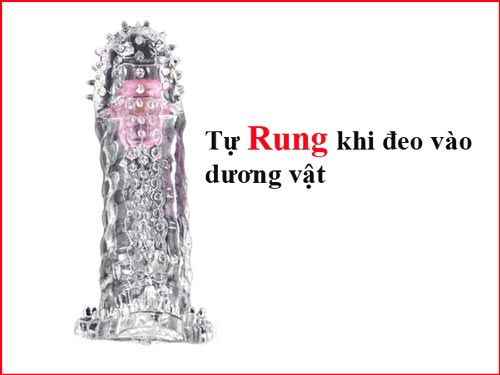 Bao cao su đôn dên gai rung tăng khoái cảm cảm giác mạnh