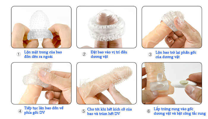 Bao cao su gai siêu mỏng tăng khoái cảm an toàn kích thích mua