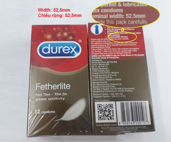 Bao cao su Durex Fetherlite Ultima siêu mỏng tăng khoái cảm