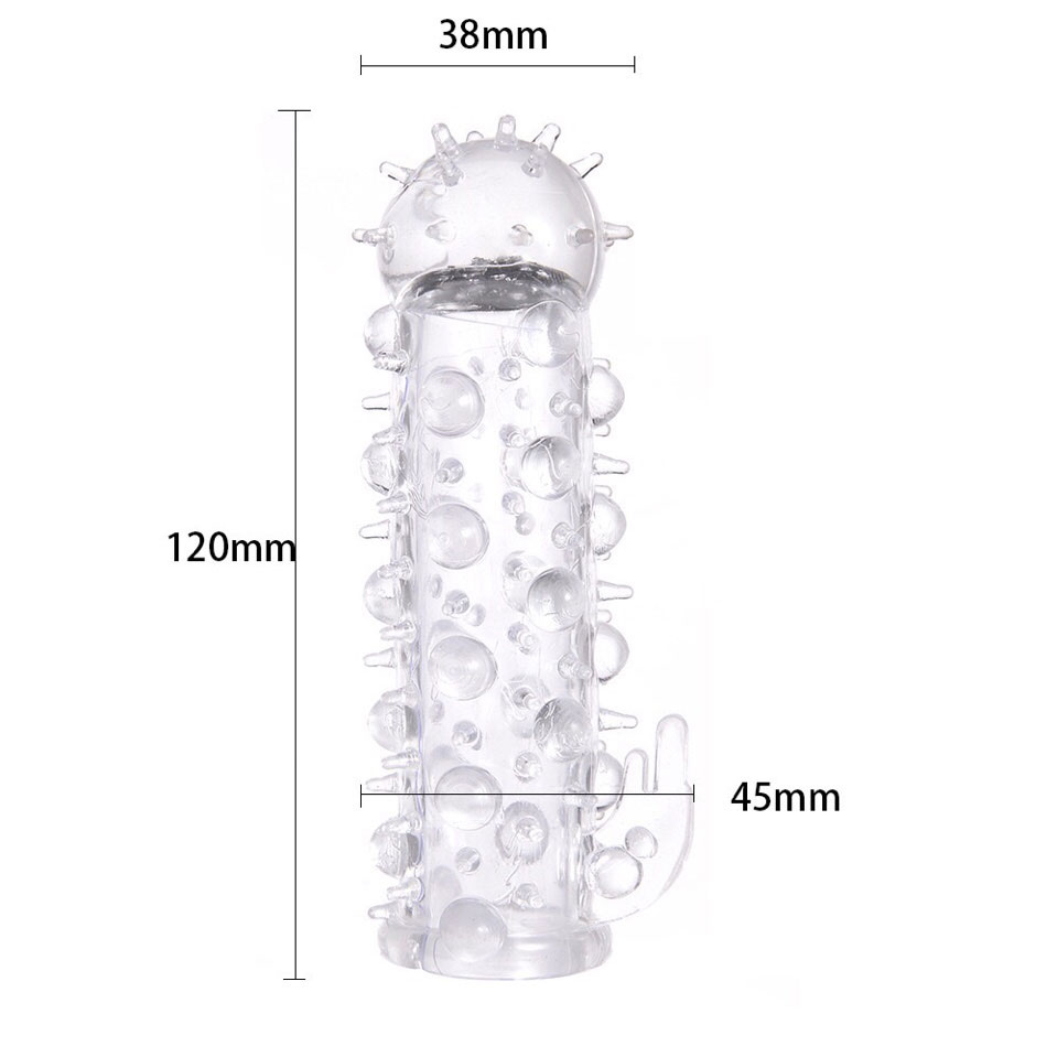 Bao đôn silicon mềm mịn Yuechao bi gai kích thích cực mạnh