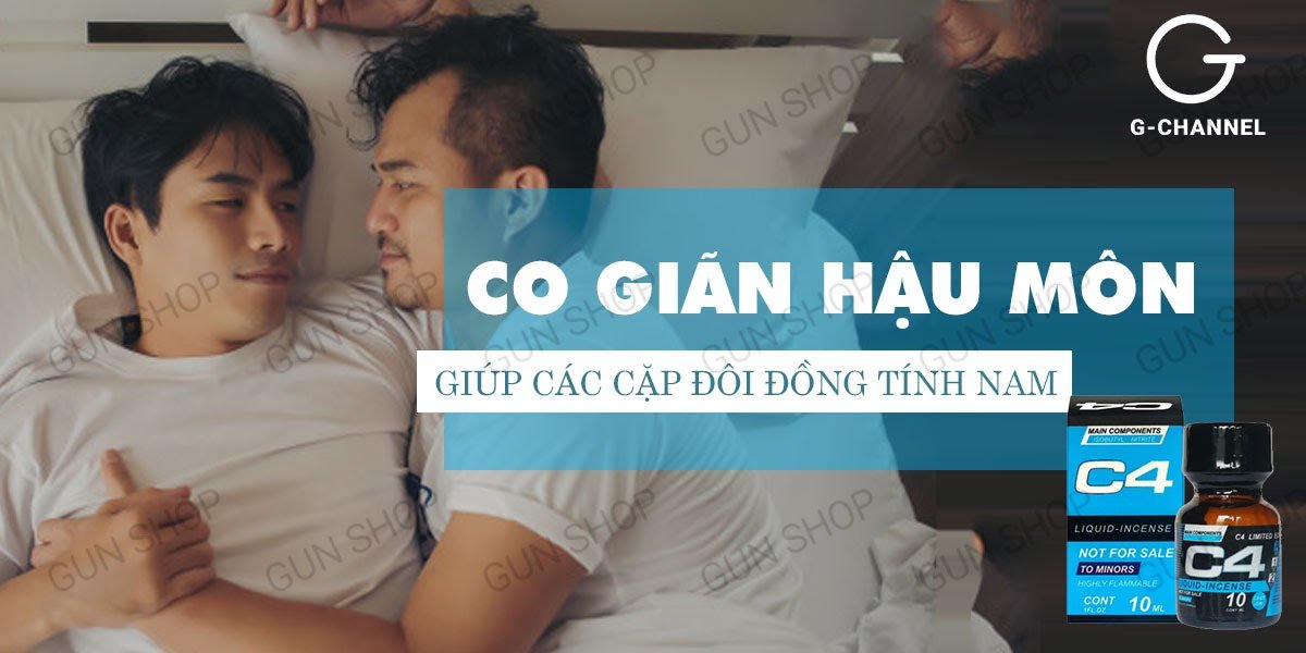 Popper C4 Blue chai hít tăng khoái cảm mạnh mẽ nam nữ